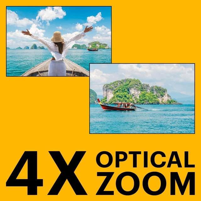 Alt view image 7 of 7 - PIXPRO WPZ2 16MP Waterproof Digital Camera, 15m, 4X Zoom, Yellow 1080p Full HD video, Wi-Fi sharing, 27mm wide angle lens, 2.7 inch LCD, shockproof to 2m