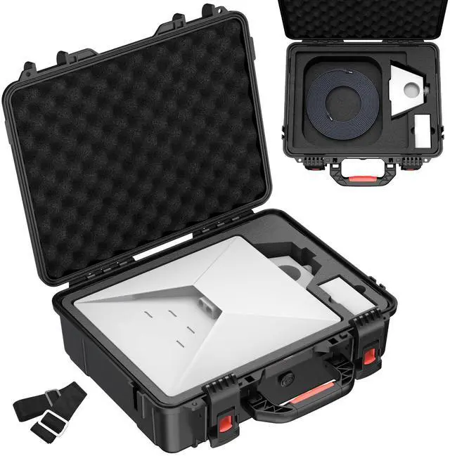 Main image of Starlink Mini Case, Waterproof Hard case Fits Star Link Mini Dish, Portable Shoulder Dual Carry Options with Precision Cut Foam For Starlink Accessories,Ideal for Travel and Camping