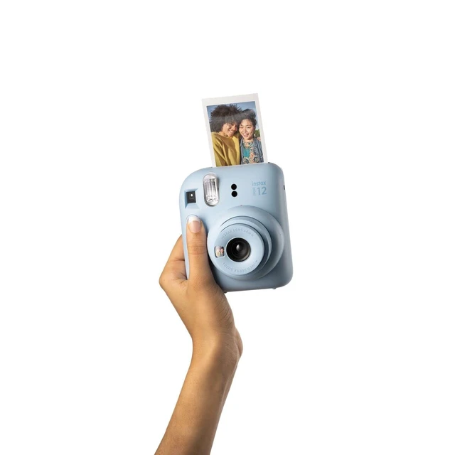 Alt view image 7 of 7 - Instax Mini 12 Instant Camera Bundle with Instax Mini Instant Film Value Pack (60 Sheets) with Accessories Including Protective Case, Strap, Photo Album (Pastel Blue)