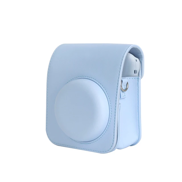 Alt view image 4 of 7 - Instax Mini 12 Instant Film Camera Pastel Blue, Instax Mini Twin Pack Instant Film 20 Prints, Prtotective Case, Gift Bundle
