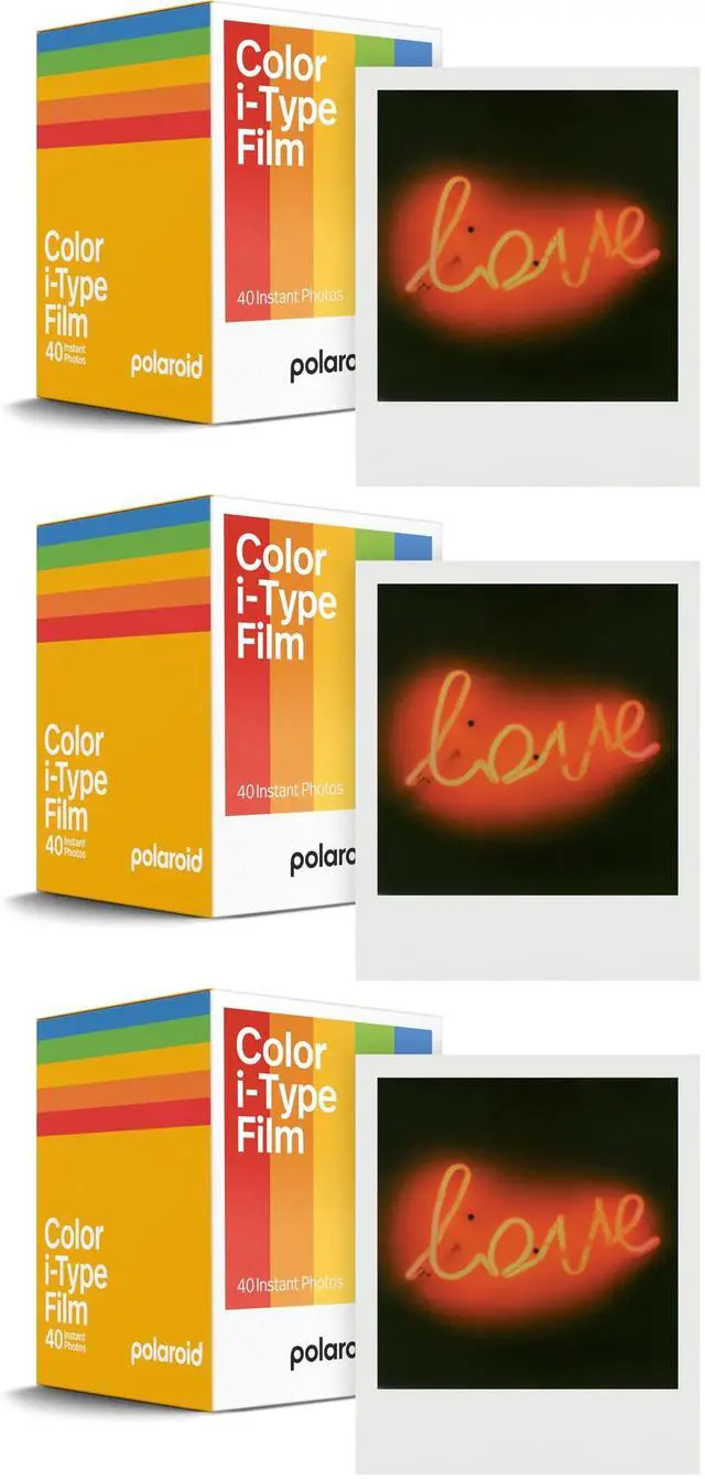 Main image of Instant Color I-Type Film - 40x Film Pack (40 Photos) (6010),(Pack of 3)