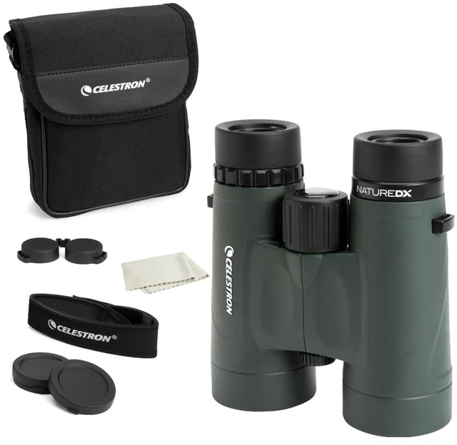 Main image of Nature DX 8x42 Binoculars Ideal for Birding and Outdoors 42mm Objective Lenses Wide 7.4° Field of View BaK-4 Prisms Fully Multi-Coated Waterproof and Fogproof
