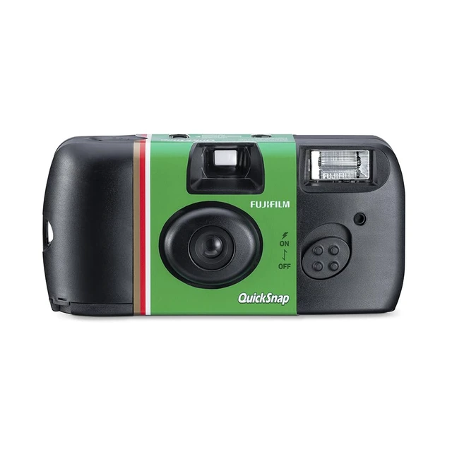Alt view image 2 of 7 - Fujifilm QuickSnap Flash 400 One-Time-Use Camera - 27 Exposures 35mm disposable camera with 400 speed film and built-in flash for photography, travel and events