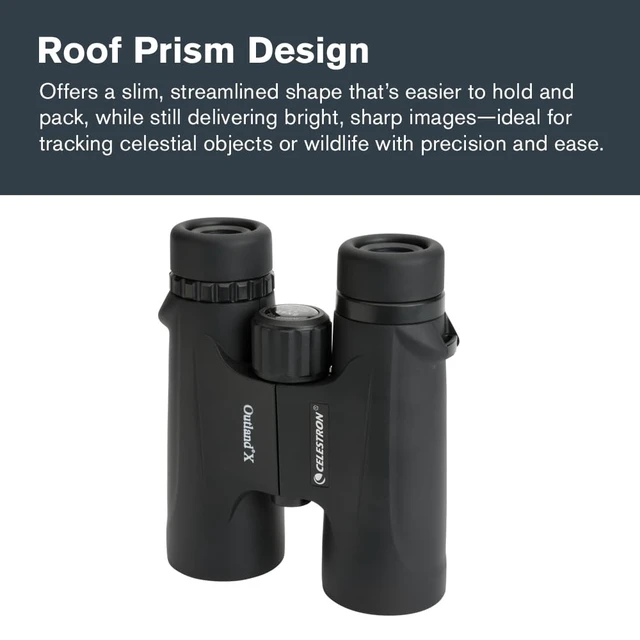 Alt view image 5 of 7 - Outland X 8x42 Binoculars for Birding & Nature Viewing Built for the Outdoors, Rugged Rubber-Armored Body, Waterproof, BaK-4 Prisms, Multi-Coated Optics, Bright, Clear Views