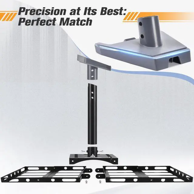Alt view image 6 of 6 - Gen 3 Starlink Roof Mount, Starlink Roof Ridge Mount for Starlink Standard 4/4X/Gen 3, Adjustable Angle Starlink Mounting Kit, No Drilling Required