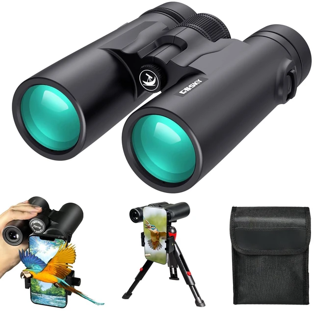 Main image of 8x42 Binoculars for Adults High Powered with Phone Adapter and Tripod Super Bright, BAK4 Prism, IPX7 Waterproof Binoculars, for Bird Watching Hunting Hiking Safari Travel Outdoor Sports Concert