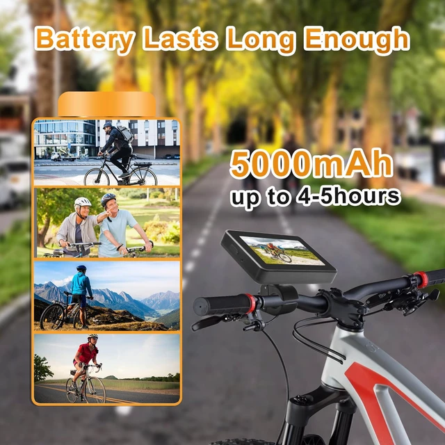 Alt view image 6 of 7 - Ebike Rear View Camera with Night Vision & 110° Wide Angle Bicycle Rear View Camera for E-Bikes, MTB, Road Bikes, Plug and Play, Fits Handlebar Diameter 18-42 mm