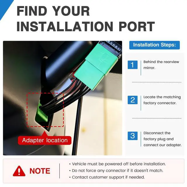 Alt view image 5 of 7 - DashCam Power Adapter,(7P TypeA) Compatible with Select Honda CRV,Civic | with Select Honda Accord,Acura,Built-in Hide USB to GPS Radar Mirror Camera Dash Cam Charger Adapter Cable,Clean Install