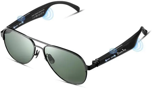 Main image of Smart Glasses for Men,AI Glasses 12H Work Time | Real-time Translation Bluetooth 150+ Languages IPX7 Waterproof Polarized Anti-UV Anti-Dizziness for Business Travel