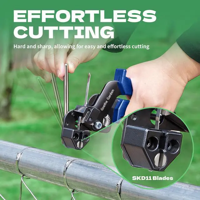 Alt view image 5 of 7 - WCT322 Stainless Steel Cable Tie Gun for Fastening and Cutting up to 12mm Width Cable Ties,4 Size For Multi-purpose Cable Ties, Suitable For Fixing Fences, Pipes, Etc. Outdoor
