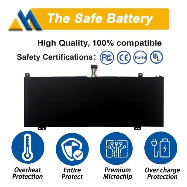 Alt view image 3 of 6 - L18C4PF0 L18M4PF0 Laptop Battery Replacement for Lenovo ThinkBook 13S-IWL 14S-IWL 13S-IML 14S-IML 20RR 20RS 20R9 20RM Series L18D4PF0 5B10S73499 5B10S73500 5B10S73501 5B10W67315 15.36V 45Wh 2964mAh