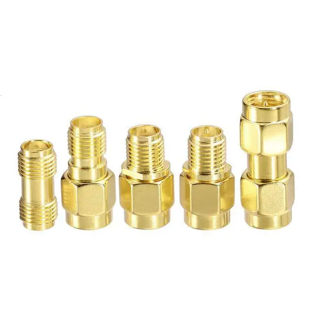 Alt view image 4 of 7 - SMA Male to SMA Female RG58 Coaxial Cable 25ft + 5pcs Adapter KIT | 50 Ohm Coax for Router Antenna ignal Enhancer Wireless Adapter etc