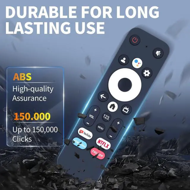 Alt view image 6 of 7 - GTV-Remote-S Replacement Remote Control for Element Google TV Streaming Media Player, Voice Search, Compatible Models E650AE65G E650AE55G E450AD70G etc