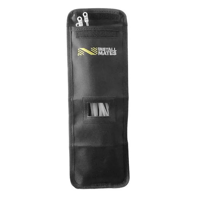 Alt view image 2 of 5 - Installmates Cable Tie Pouch, Holds 11" Cable Ties (Black)