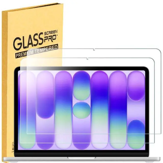 Main image of 2 Pack Tempered Glass Screen Protector for 2026 New Macbook Neo 13 inch with A18 Pro Chip A3404 Laptop 9H Hardness No bubbles Anti Fingerprint