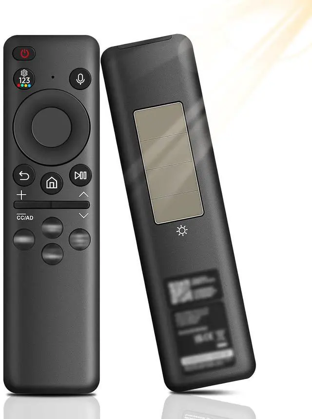 Main image of BN59-01432A Solar Voice Remote Ersatz für S-Sung TV Smart, Universal Fernbedienung Bluetooth Ersatz mit USB-C Aufladung kompatibel mit S-Sung TV 2023 QLED Modelle - Schwarz