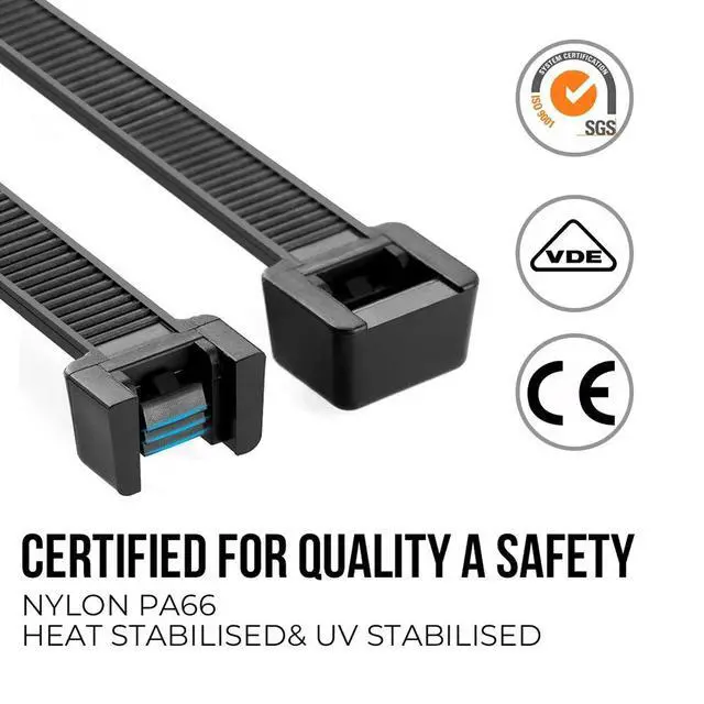 Alt view image 2 of 7 - 36 Inch Ultra Heavy Duty Zip Ties,50 Piece Multi-Purpose UV Cable Ties with 200 Pounds Tensile Strength
