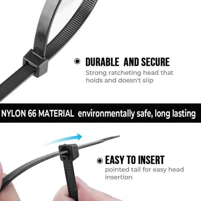 Alt view image 5 of 7 - 36 Inch Ultra Heavy Duty Zip Ties,50 Piece Multi-Purpose UV Cable Ties with 200 Pounds Tensile Strength