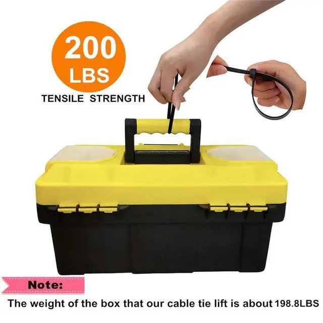 Alt view image 4 of 7 - 36 Inch Ultra Heavy Duty Zip Ties,50 Piece Multi-Purpose UV Cable Ties with 200 Pounds Tensile Strength
