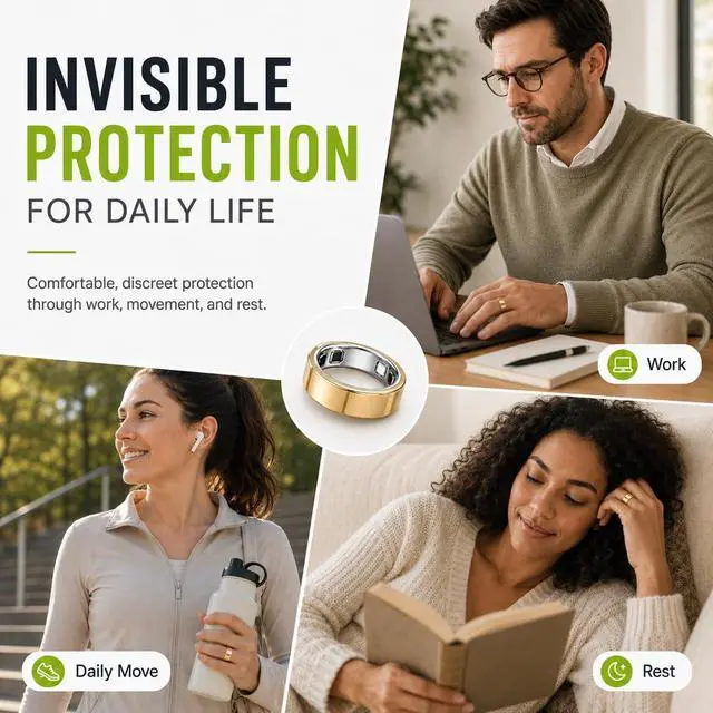 Alt view image 6 of 7 - 20 Pack for Oura Ring 5 Skin Cover | Scratch-Resistant Ultra Thin & Clear Invisible Protective Film for Oura Ring Gen 5 Cover - Size 12