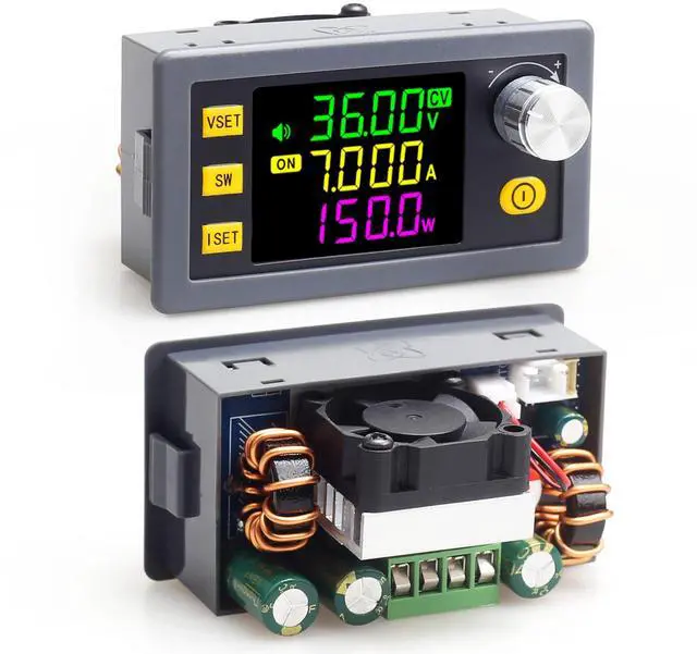 Main image of SK150 DC Buck Boost Power Converter 6-36V to 0-36V, 150W Voltage DC Adjustable Power Supply Module with Display