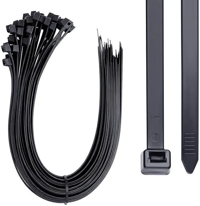 Main image of 50 Pack 48 Inch Large Zip Ties Heavy Duty 200 lbs Tensile Strength Extra Long Cable Ties UV Resistant Outdoor Nylon Ties for Large Bundles