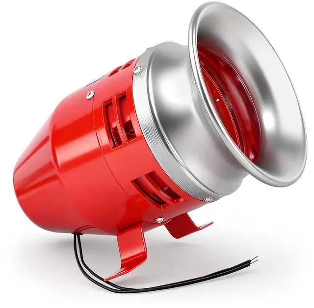 Main image of MS-390 110V AC 0.93A Motor Siren - 125dB Industrial Alarm with Metal Housing for Security Systems & Emergency Alerts