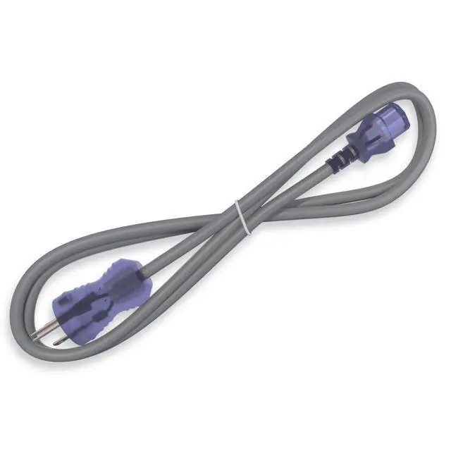 Alt view image 6 of 6 - North American Hospital Grade Power Cord, Indoor Extension Cord, HG NEMA 5-15P to IEC-60320 C13, Heavy Duty 14AWG, 125V, SJT, Fully Molded, 10ft