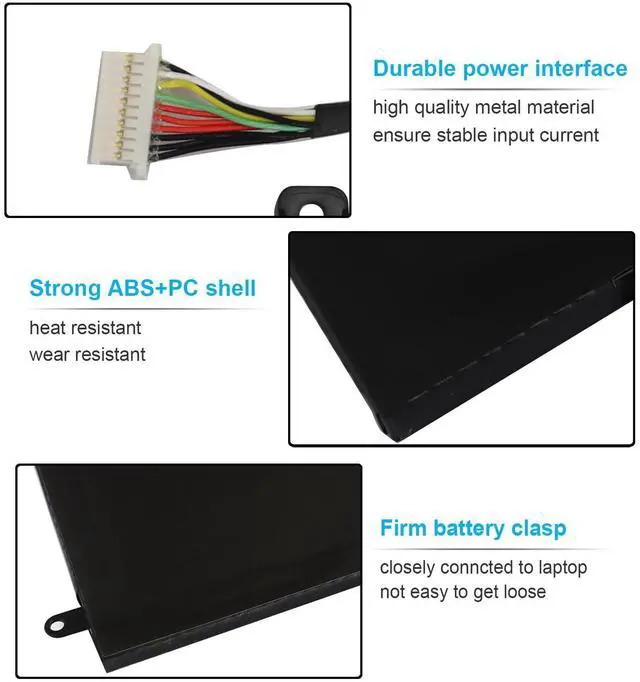 Alt view image 3 of 6 - LE03XL 796356-005 Laptop Battery for HP Envy X360 m6-w 15-w m6-w103dx m6-w105dx w102dx w101dx 15-w237cl, Pavilion X360 13-S 15-bk 13-s120nr 13-s128nr 15-bk010nr 15-bk020wm 15-bk152nr LE03048XL-PR