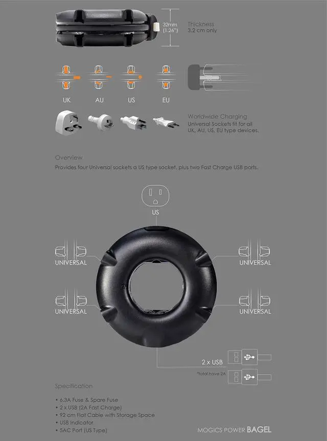 Alt view image 2 of 5 - Bagel (Black)