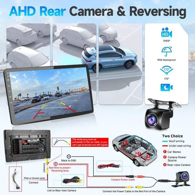 Alt view image 6 of 7 - 4+64G Car Radio for Nissan Altima 2008 2009 2010 2011 2012 Stereo Upgrade, 9'' IPS Touchscreen with Wireless Carplay Android Auto in-Dash Bluetooth GPS WiFi Backup Camera Mic, Manual A/C