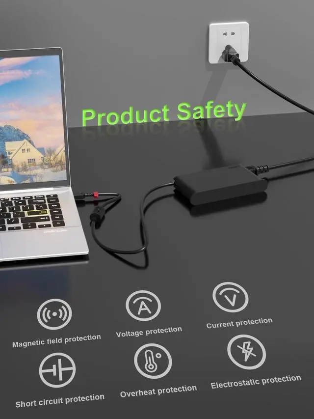 Alt view image 5 of 7 - 230W Charger Compatible with Lenovo Pro 5 Y545 Y740 Y720,Legion/Slim 5 7,and Thinkpad/Thinkbook/ThinkStation Laptop Suitable for Travel and Office use