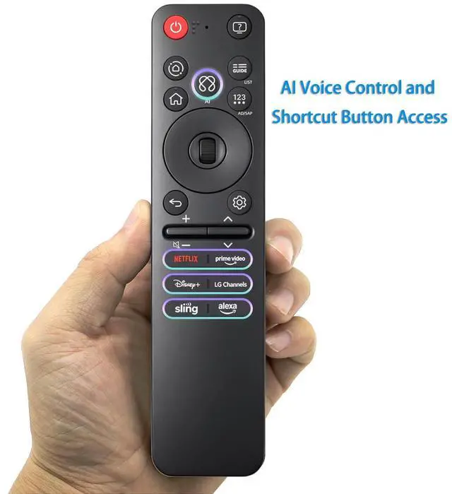 Alt view image 7 of 7 - MR25GA AKB76046602 Magic AI Remote Compatible with LG All 2019 to 2025 TVs