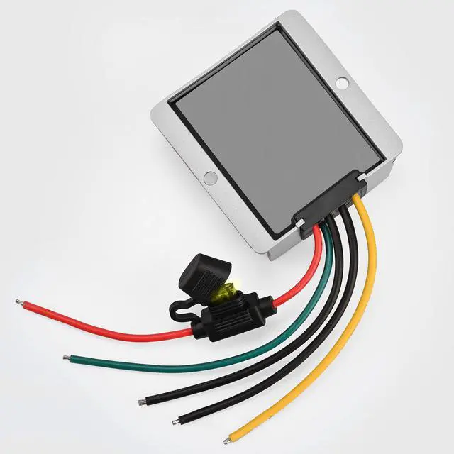 Alt view image 2 of 7 - Acc Control 20A 240W DC 24V 36V 48V Step Down to 12V Buck Converter Golf Cart Volt Voltage Reducer Regulator Waterproof Transformer with Fuse