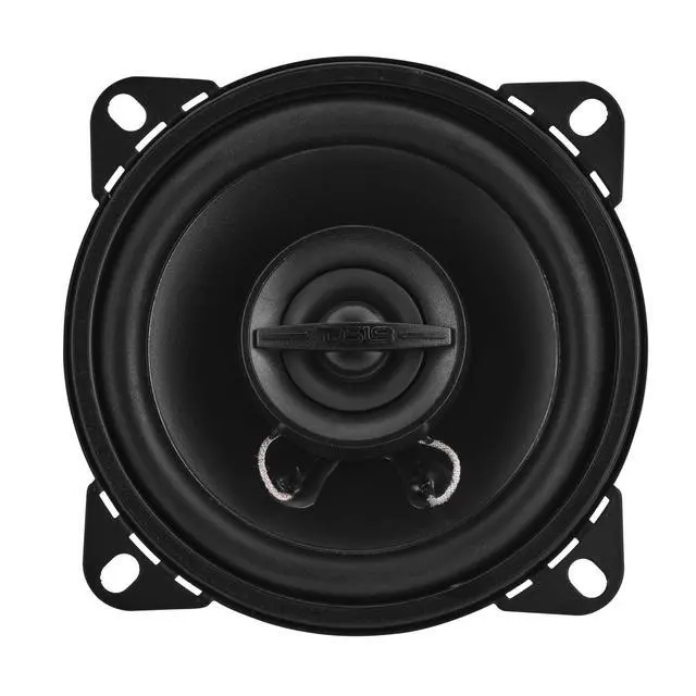 Alt view image 6 of 7 - S40 4 Inch Car Audio Coaxial Speaker Pair - 120W Max (40W RMS) 4 Ohm 2-Way Coax with Grill, Black Matte Steel Basket, and Barium Ferrite Magnet - Upgrade Factory Speakers