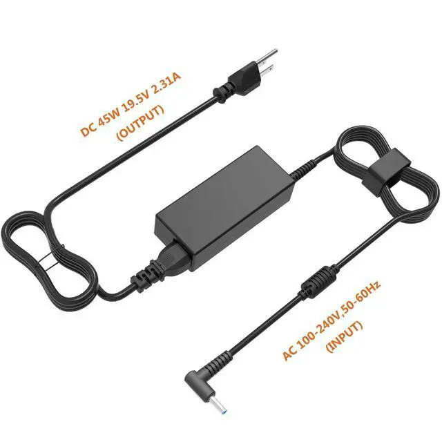 Alt view image 3 of 5 - 45W Charger for HP 17 17Z 17T 17-AK 17-AR 17-BS 17-BY 17-CA 17-CN CN300 | for 17-ak013dx 17-by1053dx by0021dx by0088cl 17-bs062st 17-ca0020nr 17-ar050wm cn0021nr cn0025nr CN200 CN000 Ac Adapter