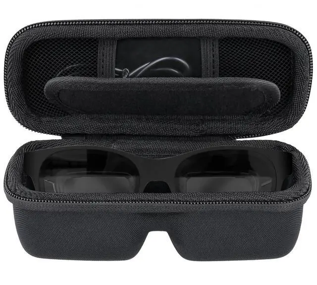 Main image of Travel Case for XREAL 1S/One Pro/One/Air 2 Pro/2/Air AR Glasses | EVA Hard Shell, Mesh Pocket Accessory Storage, Travel-Ready Portable Storage, Portable Rope Attachment, Protective Case Only