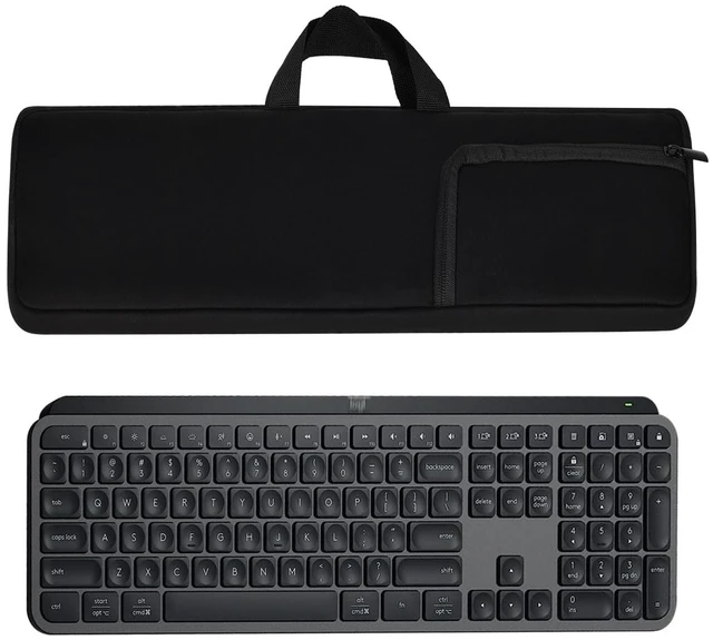 Main image of Keyboard Travel Sleeve for Logitech MX Keys/MX Master Keys S Keyboard Mouse Keyboard Bag,Shockproof Waterproof Neoprene Case for Keyboards(Bag Only) (Black)