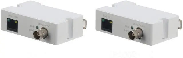 Main image of EmpireTech Coaxial Cable Single-Port Ethernet Over Coax Extender EOC Converter IP Over Coax max 3000ft POE Power and Data Transmission Over Regular RG59 LR-1ET+LR-1EC