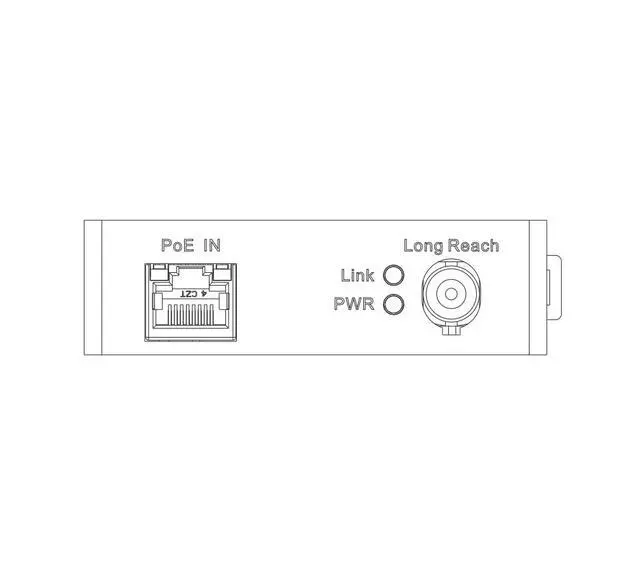 Alt view image 3 of 3 - EmpireTech Coaxial Cable Single-Port Ethernet Over Coax Extender EOC Converter IP Over Coax max 3000ft POE Power and Data Transmission Over Regular RG59 LR-1ET+LR-1EC