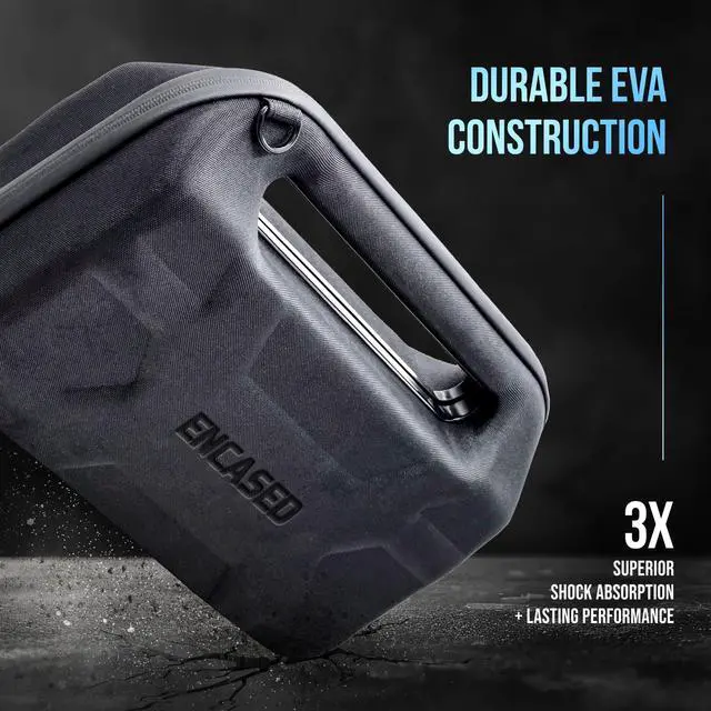 Alt view image 3 of 7 - Travel Case for Soundcore Motion X600 Bluetooth Speaker - Protective EVA Hard Shell with Carrying Handle (Black)