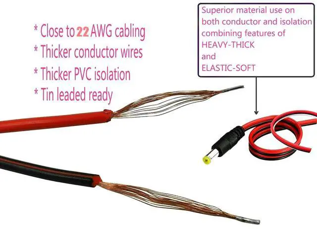 Alt view image 4 of 5 - 24V AC to 12V DC Convertor, 1.5 Amp Supply Current Power Adapter with 2.1 x 5.5mm DC Power Male Plug Pigtail for CCTV Surveillance Security Camera, LED Strips