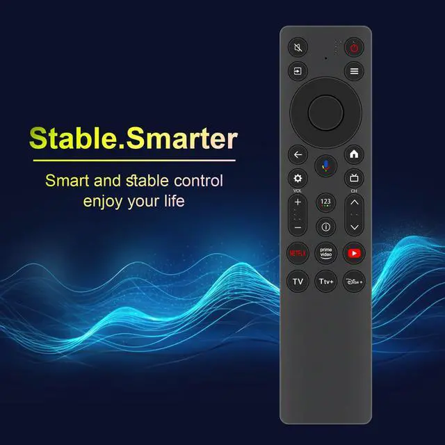 Alt view image 6 of 7 - RC813A Replacement Voice Remote Control Compatible with TCL Google Smart TV | QM6K QM7K Series QD-Mini LED 4K UHD 55QM7K 50QM6K 65QM7K 75QM7K 85QM7K 98QM7K 55QM6K 65QM6K 75QM6K 85QM6K 98QM6K 2025