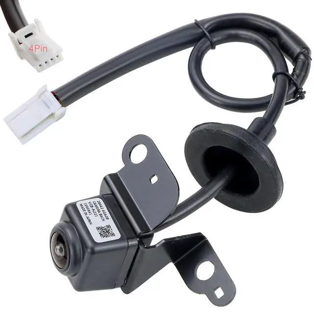 Main image of 28442-4GA0B 4PIN Rear View Camera Replacement for Infiniti Q50 w/o AVM 2014-2019 & Infiniti Q50 Hybrid w/o AVM 2014-2018, OE Backup Cam Replaces 28442-4GA1B, 284424GA0B, 284424GA1B by