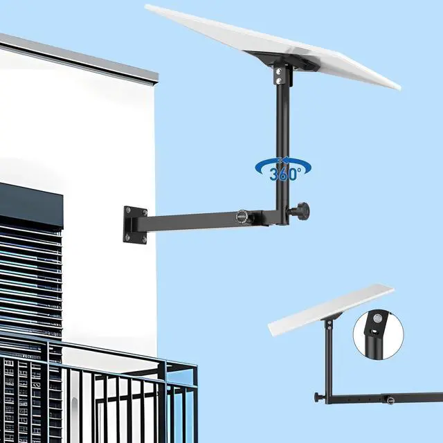 Alt view image 4 of 7 - Adjustable Starlink Gen 3 Mount, 360° Rotatable Starlink Pole Mounting Kit Compatible with V3 Starlink Standard Dish (Length-27.5 inch)