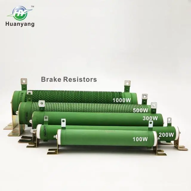 Alt view image 3 of 3 - Braking Resistor 1000w 100 Ohm Accessory for VFD 7.5kw Inverter