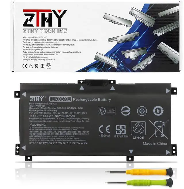 Main image of 55.8Wh LK03XL L09281-855 Battery Replacement for HP Envy X360 15-bp 15-bq | 17-ae 17-ce 17-bw 15-cr0xxx 15m-bp1xx 15m-cn0xxx 15-cn1xxx 15m-cp0xxx 15m-bp0xx bq021dx bp112dx 17m-ce1013dx ce0xxx ae0xxx