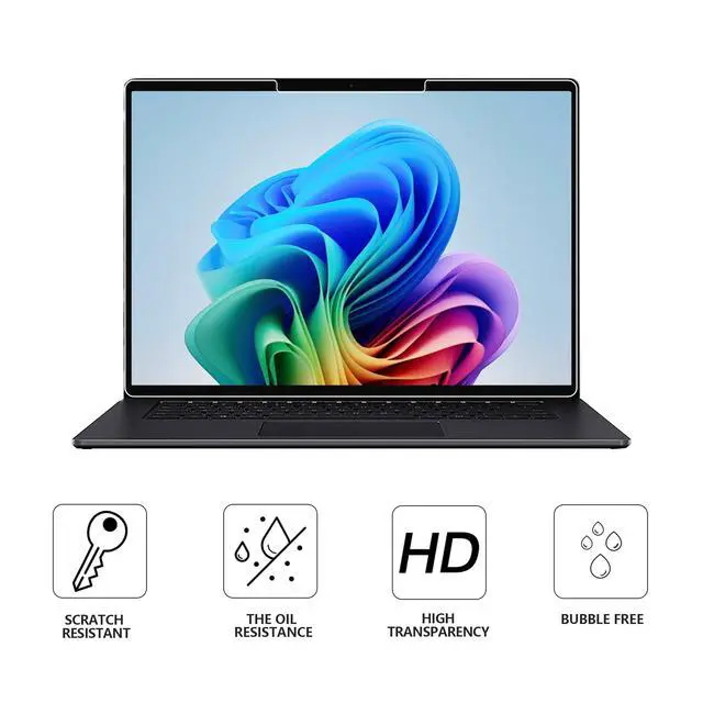 Alt view image 4 of 7 - Screen Protector for Surface Laptop 8 15" - 9H Tempered Glass, ArmorShield Series - Also Fits Laptop 7 15"