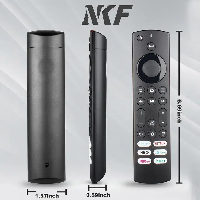 Alt view image 7 of 7 - NS-RCFNA-21 Remote Control for Insignia TV Remote Replacement NS-24DF310NA19 NS-32DF310NA19 NS-39DF510NA19 NS-50DF710NA21 NS-55DF710NA21 Edision TV
