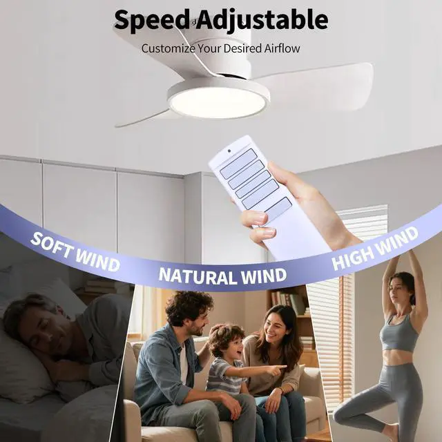 Alt view image 3 of 7 - Replacememnt for Harbor Breeze Ceiling Fan Remote Control Replacement, Compatible Models A25-TX001-R1 A25-TX005-R A25-TX013 ZJF-RT01A, Support 3 Speeds Light Dimmer (Remote Only)